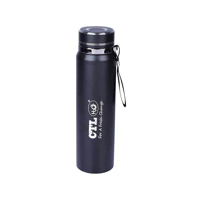 CTLH20 1L Double Wall Stainless Steel Water Bottle | Leakproof Bottle for Home Office School & Gym| Insulated Vacuum Flask