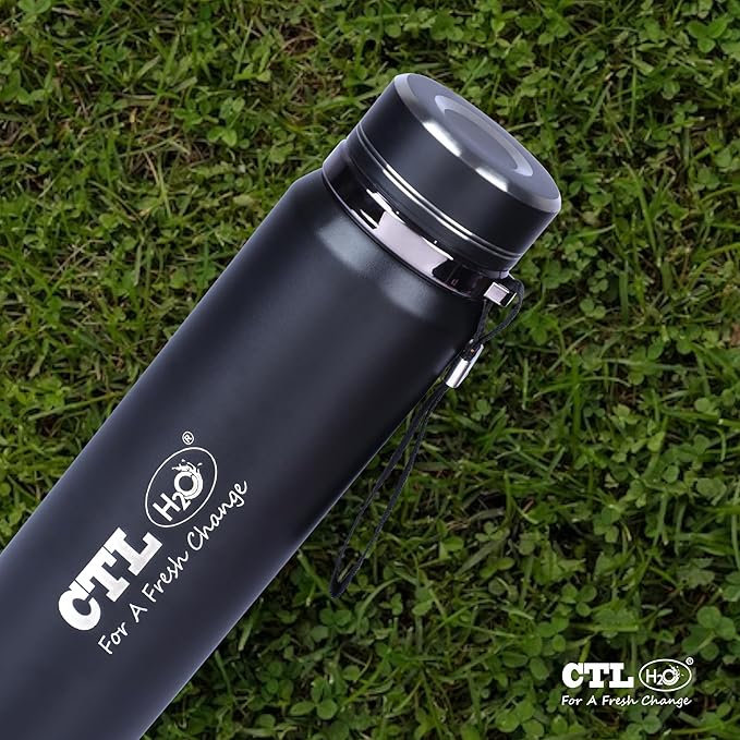 CTLH20 1L Double Wall Stainless Steel Water Bottle | Leakproof Bottle for Home Office School & Gym| Insulated Vacuum Flask
