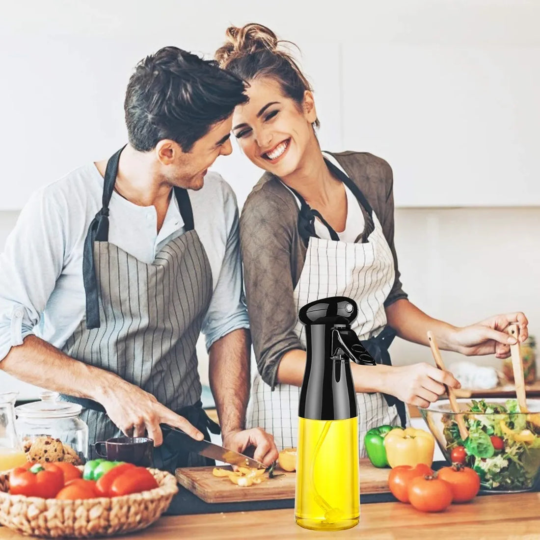 Oil Sprayer Glass Bottle 210ml For Cooking